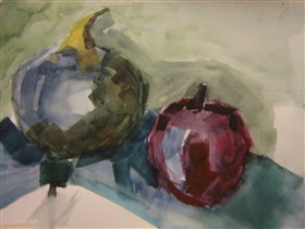 Тыковка и гранат