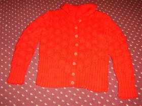 sweter czerwony