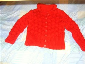 sweter czerwony