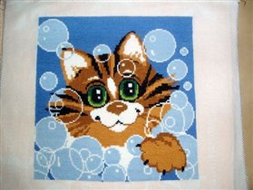 Подушка-котик от Риолис