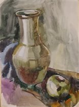 Крынка с яблоком