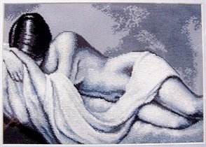 Венера в синих тонах