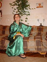 зеленое кимоно
