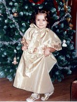 Новогоднее платье с накидкой