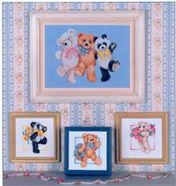 Dancing & Flower Bears by Donna Vermillion