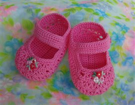 venise rose crochet lace mary jane booties pink a