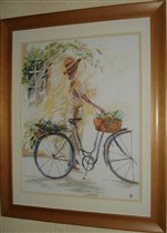 Девушка с велосипедом
