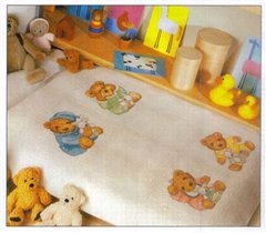 Blanket with bears