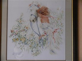 'Девочка и лошадь' от Ланарт