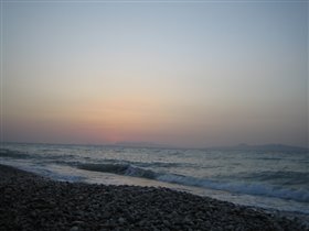 Родос, Греция, море, закат