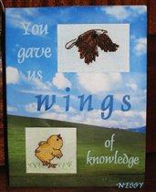 Открытка 'You gave us Wings of Knowledge'