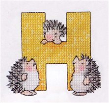 H for hedgehog