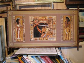 оформление вышивок в египетском стиле