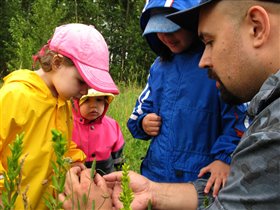 Папа поймал кузнечика 'БОЛЬ-ШОООО-ГО!!!!'