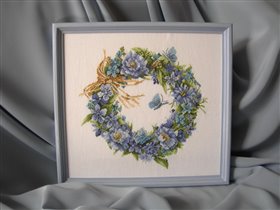 Blue wreath