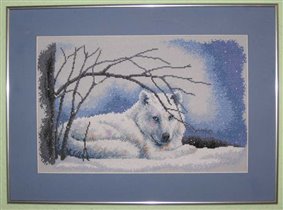 Wolf in Snow by Dimencions