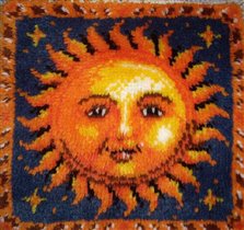 подушка Солнце