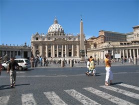 Всем известная площадь Ватикана