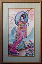 японка с зонтом