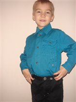 рубашка синяя арт.118-1      350 руб с %%