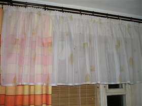 штора из скатерти