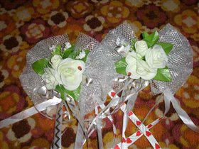 украшение для машины невесты