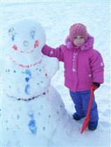 Девочка и снеговик