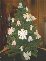 Моя мечта- рукодельная елочка-сбывается!!!!!