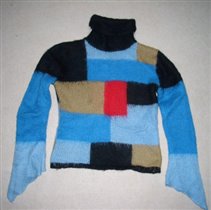 Шерстяной свитер р.46