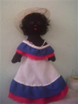 мя первая одетая кукла 