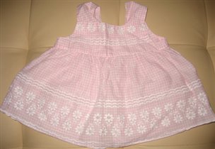Платьеце для маленькой принцессы ( от 0-3мес)150 руб
