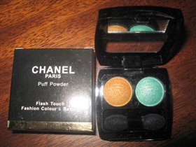 Палетка теней от Chanel 2 цвета (мал) 10