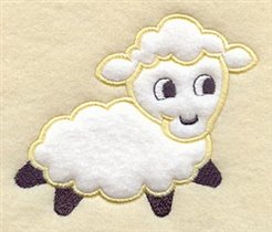 аппликация овечка