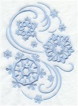 снежинки композиция