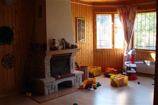 Камин рабочий, очень теплый