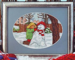 Paddington and snowman