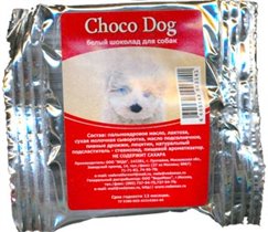“C*hoco Dog” белый шоколад.