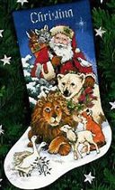 Santa's wildlife Stocking 8566