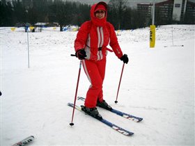 Первый раз на лыжах