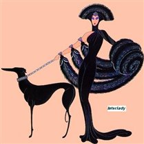 Extremely Extravagant Lady with Dog