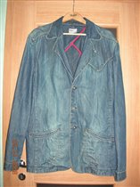 Мужской джинсовый пиджак XL (50-52)