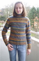 Полосатый пуловер