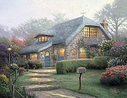Lilac Cottage Thomas Kinkade 