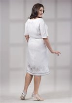 Платье 8301 белое (р.48–62)