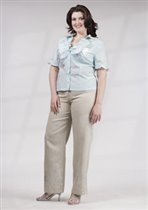 Брюки 8503 белые (р.48–62)