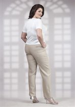 Брюки 8503 бежевые (р.48–62)