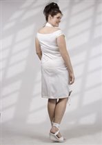 юбка 8405 белый с сиреневым (р.48–58)