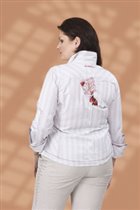 Блузка 7212 бежевая (р.48–62)