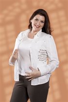 Блузка 7213 белая (р.48–62)