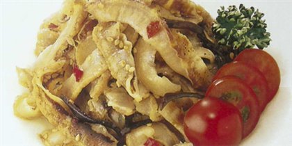 Салат из гребешка (Chuka Hotate)